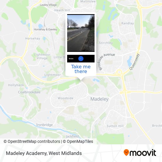 Madeley Academy map