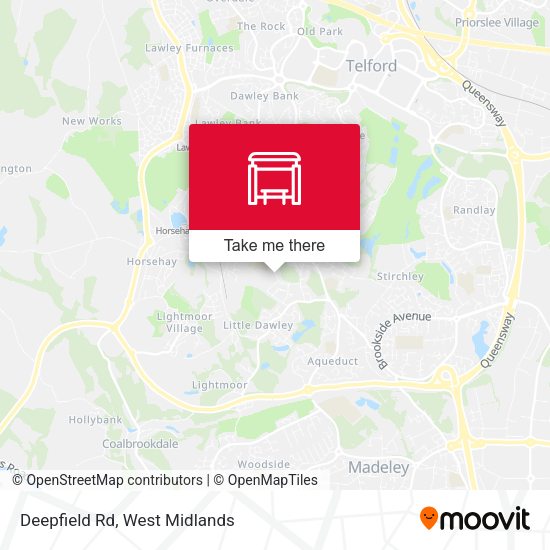 Deepfield Rd map