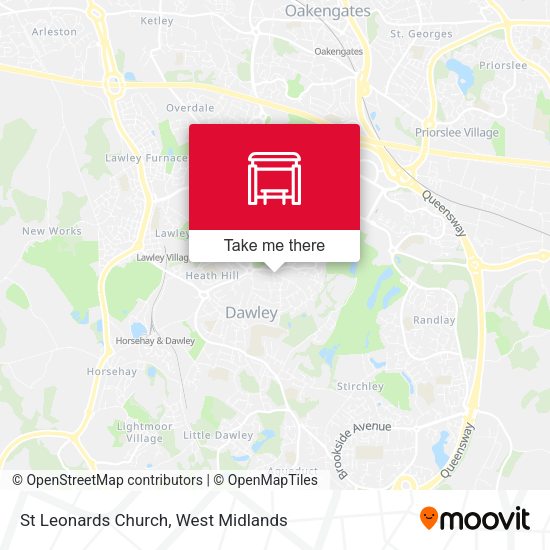 St Leonards Church map