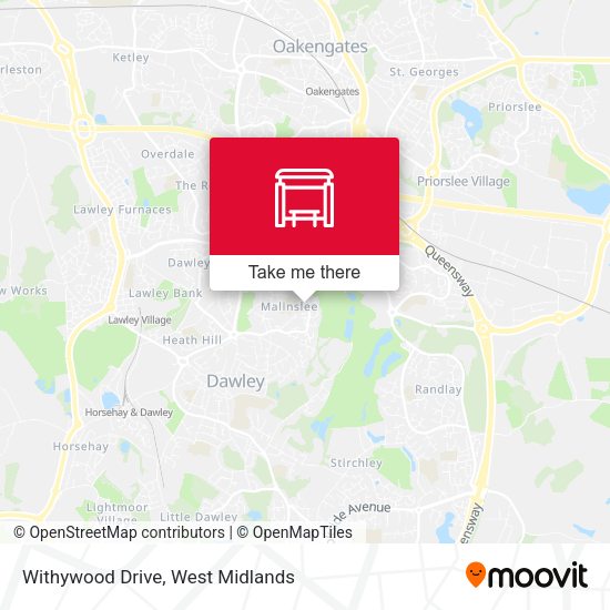 Withywood Drive map