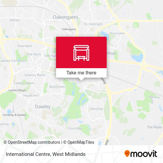 International Centre map