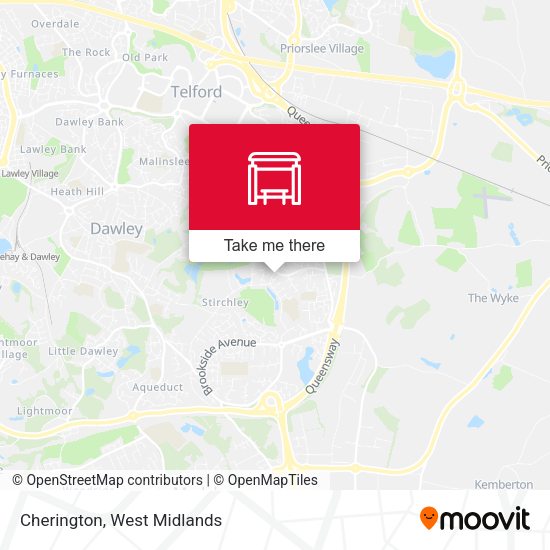 Cherington map