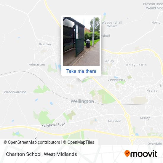 Charlton School map