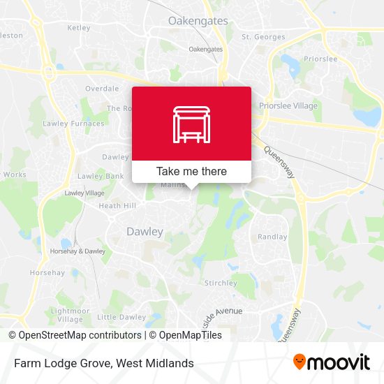 Farm Lodge Grove map