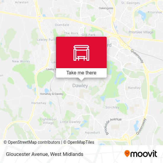 Gloucester Avenue map