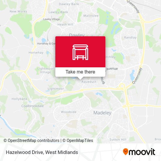 Hazelwood Drive map