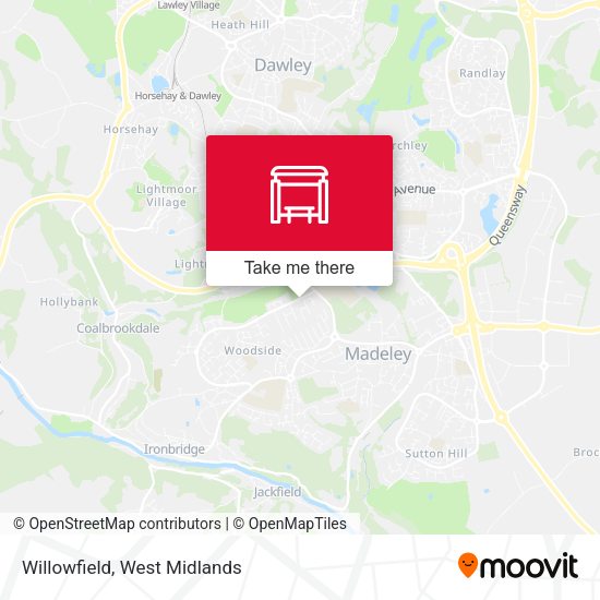 Willowfield map