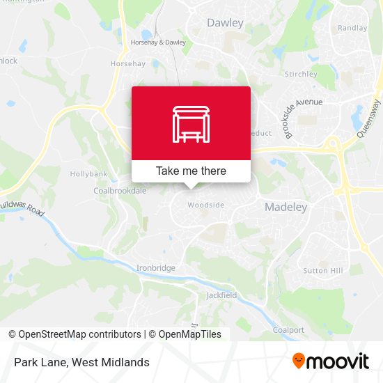 Park Lane map