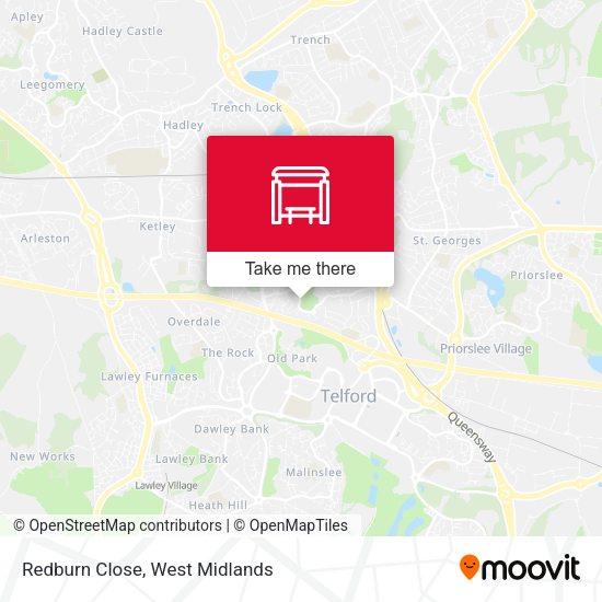Redburn Close map