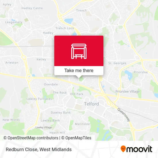 Redburn Close map