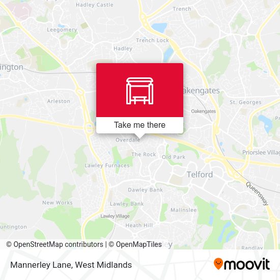 Mannerley Lane map