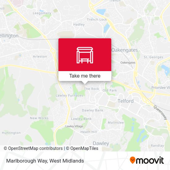 Marlborough Way map