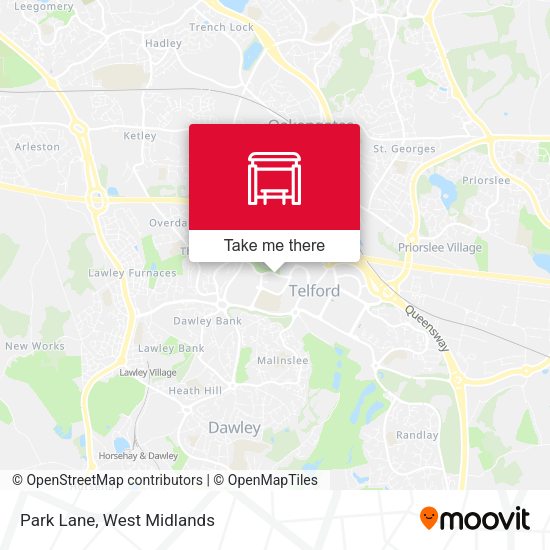 Park Lane map