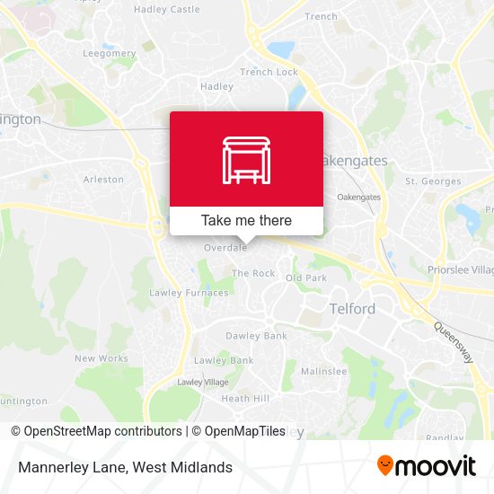 Mannerley Lane map