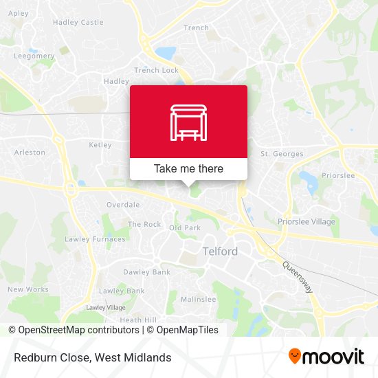 Redburn Close map