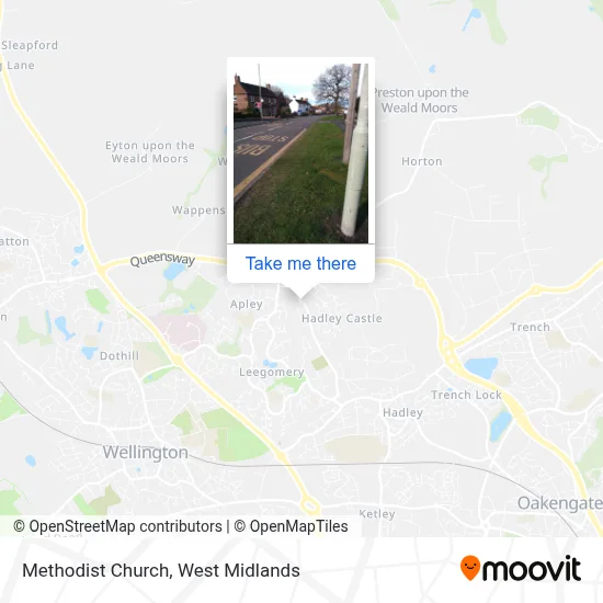 Methodist Church map