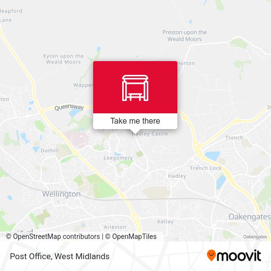Post Office map