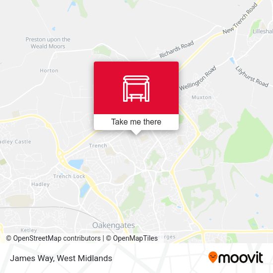 James Way map