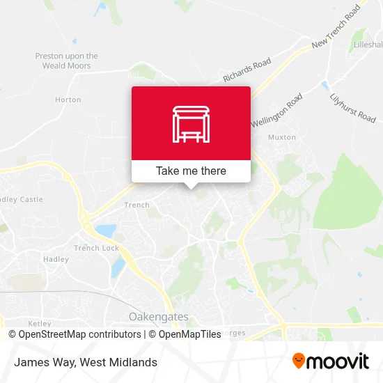 James Way map