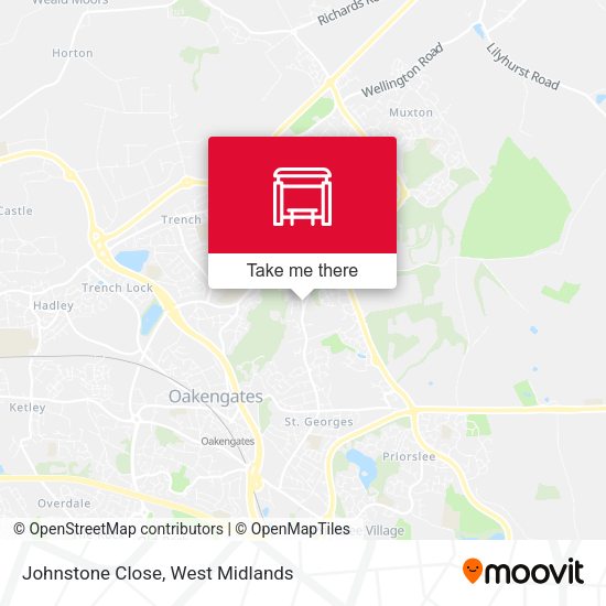 Johnstone Close map