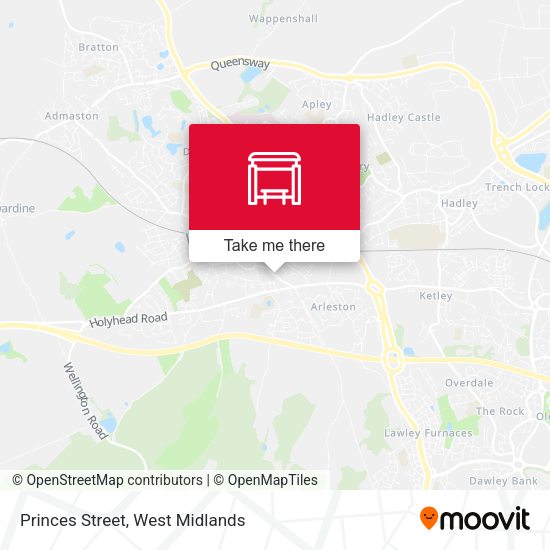 Princes Street map