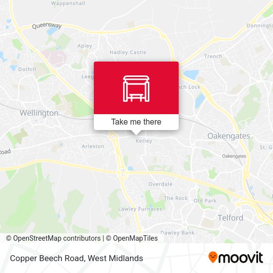 Copper Beech Road map