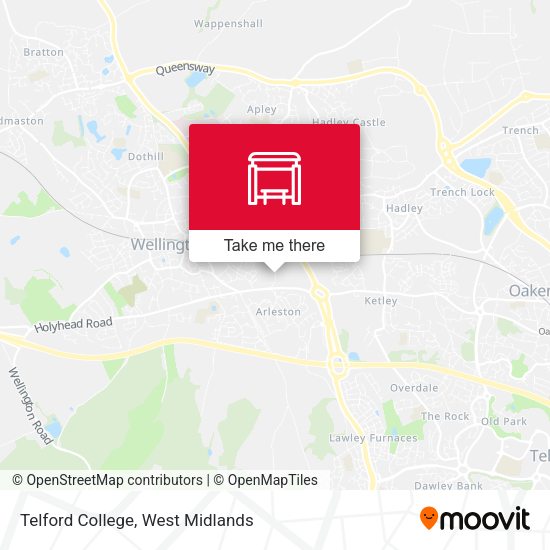 Telford College map
