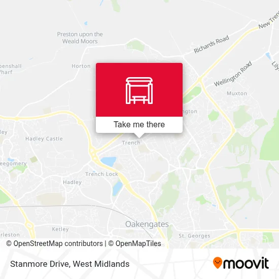 Stanmore Drive map