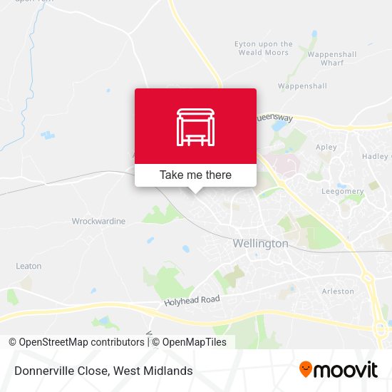 Donnerville Close map