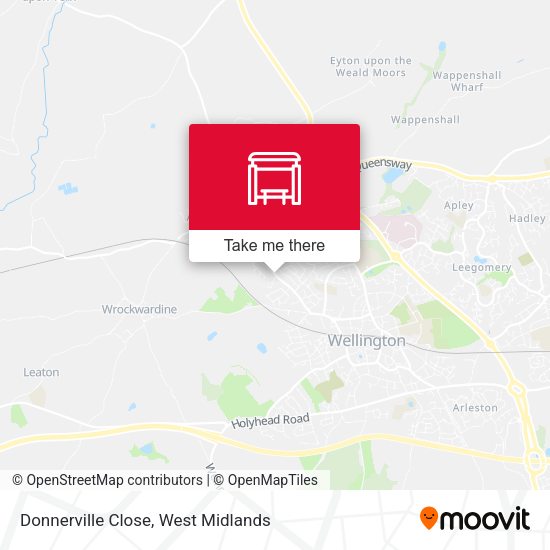 Donnerville Close map
