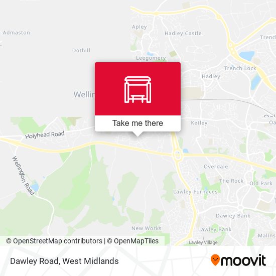 Dawley Road map