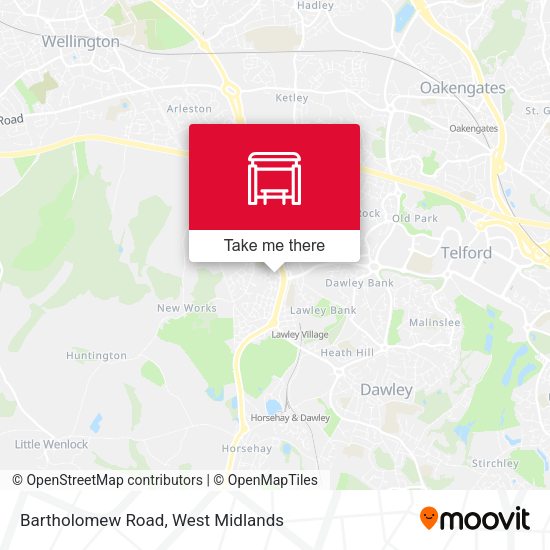 Bartholomew Road map