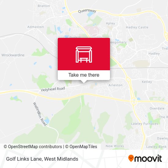 Golf Links Lane map