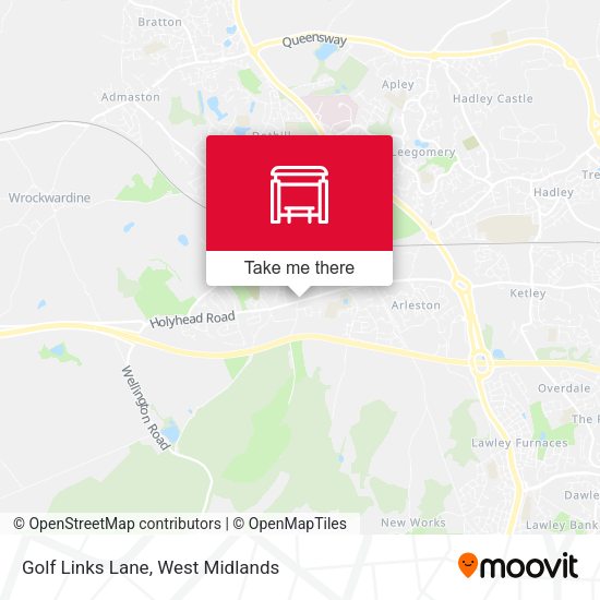 Golf Links Lane map