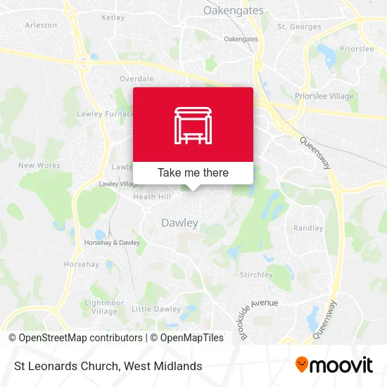 St Leonards Church map
