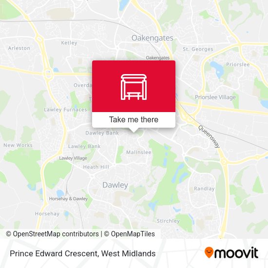 Prince Edward Crescent map