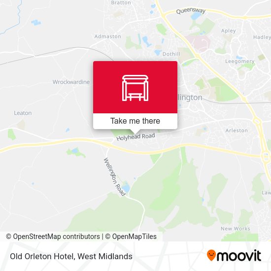 Old Orleton Hotel map