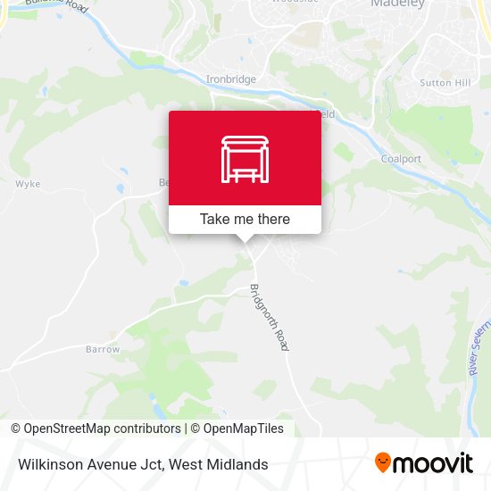 Wilkinson Avenue Jct map