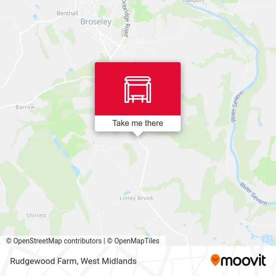 Rudgewood Farm map