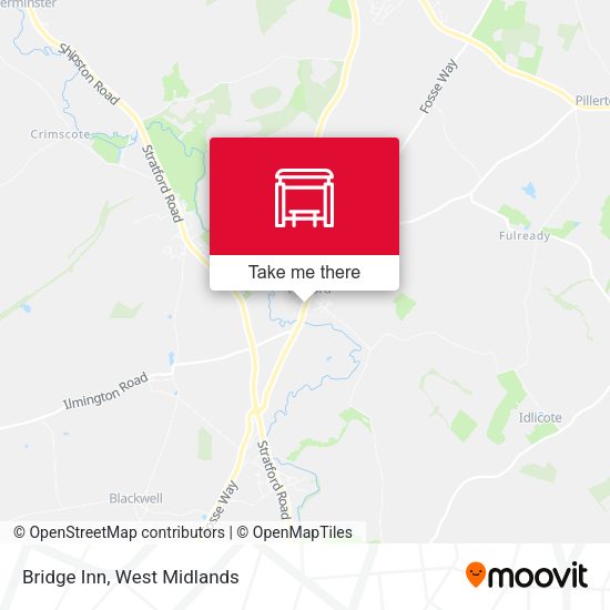 Bridge Inn map
