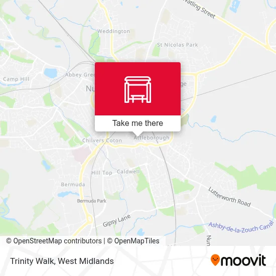 Trinity Walk map