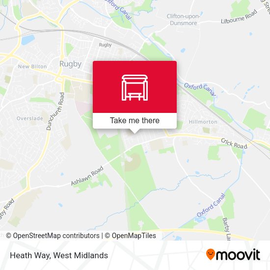Heath Way map