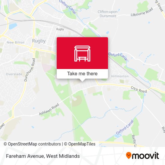 Fareham Avenue map