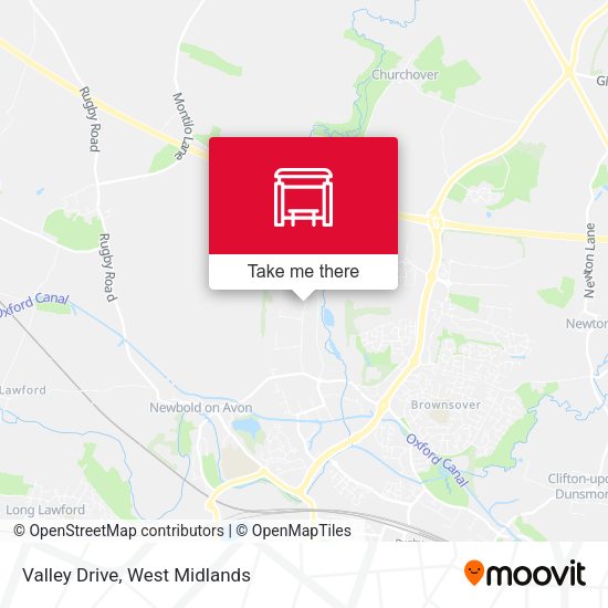 Valley Drive map