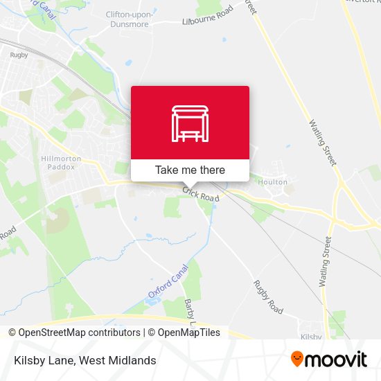 Kilsby Lane map