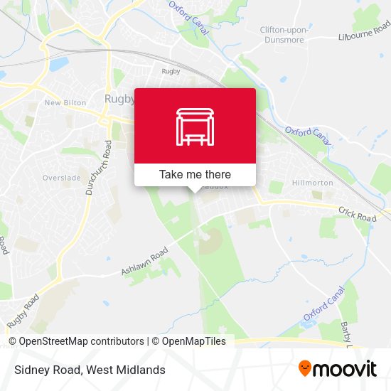 Sidney Road map
