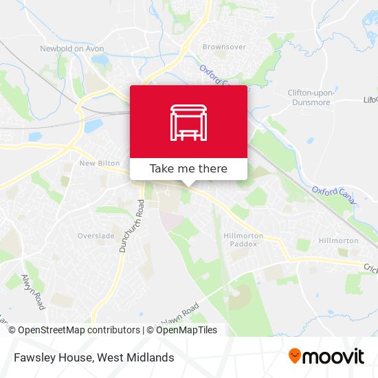 Fawsley House map