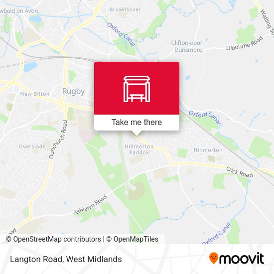 Langton Road map