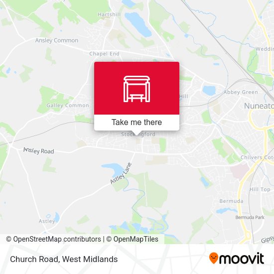 Church Road map