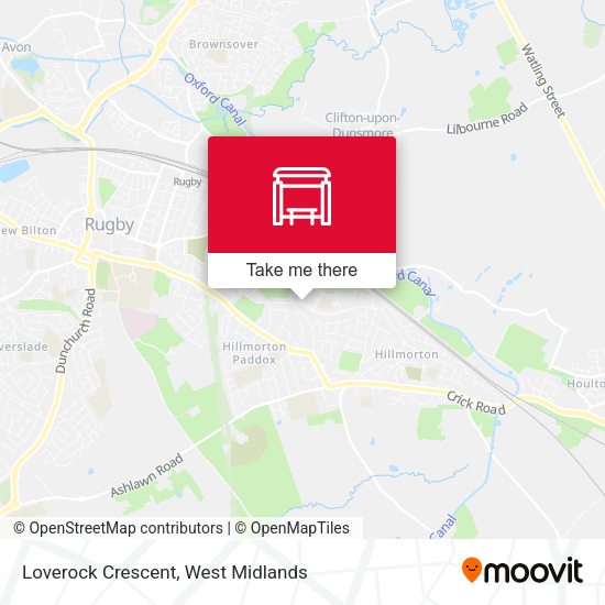 Loverock Crescent map